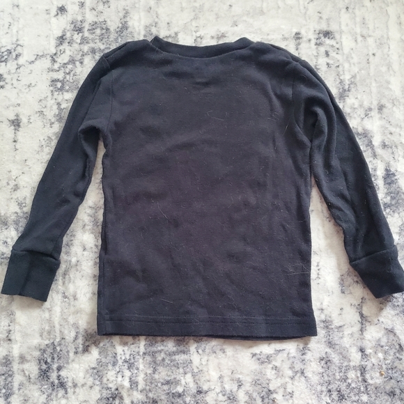 Carter's toddler Skeleton Shirt Size 18m black long sleeve crew tee Halloween - Picture 6 of 6